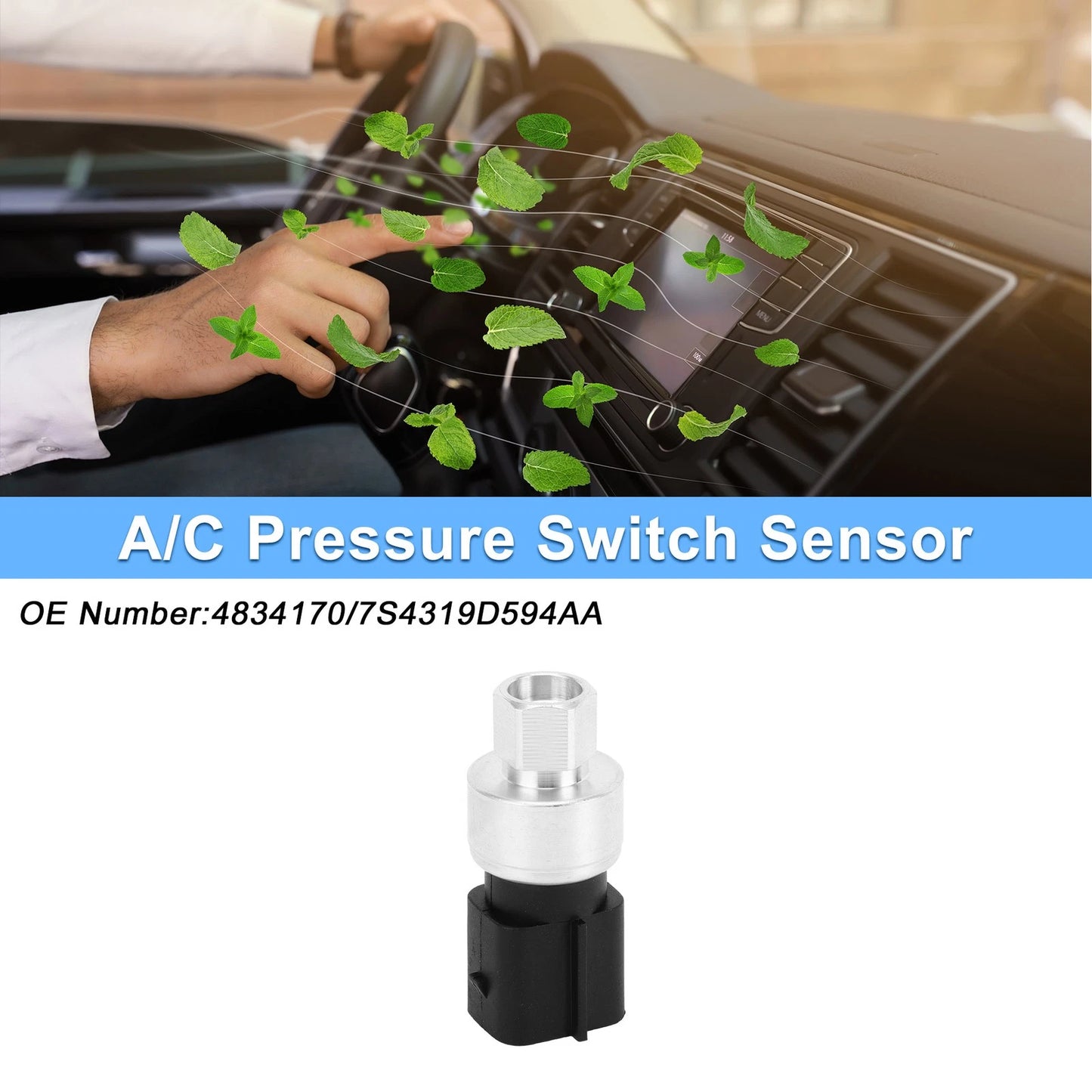A/C Pressure Switch Sensor for Ford Focus C-Max (2003-2007) 1.6 1.8 2.0