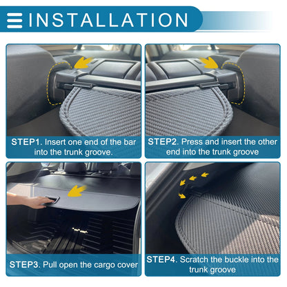 Rear Trunk Parcel Shelf Retractable Cargo Cover for Infiniti QX55 (2022-2025)