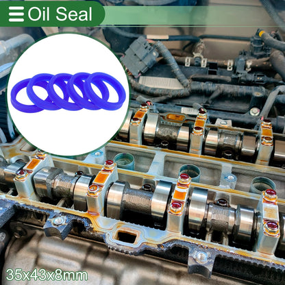 Oil Seal / 35x43x8mm / Seal Ring Rotary Shaft Seal TPU 5 Pcs