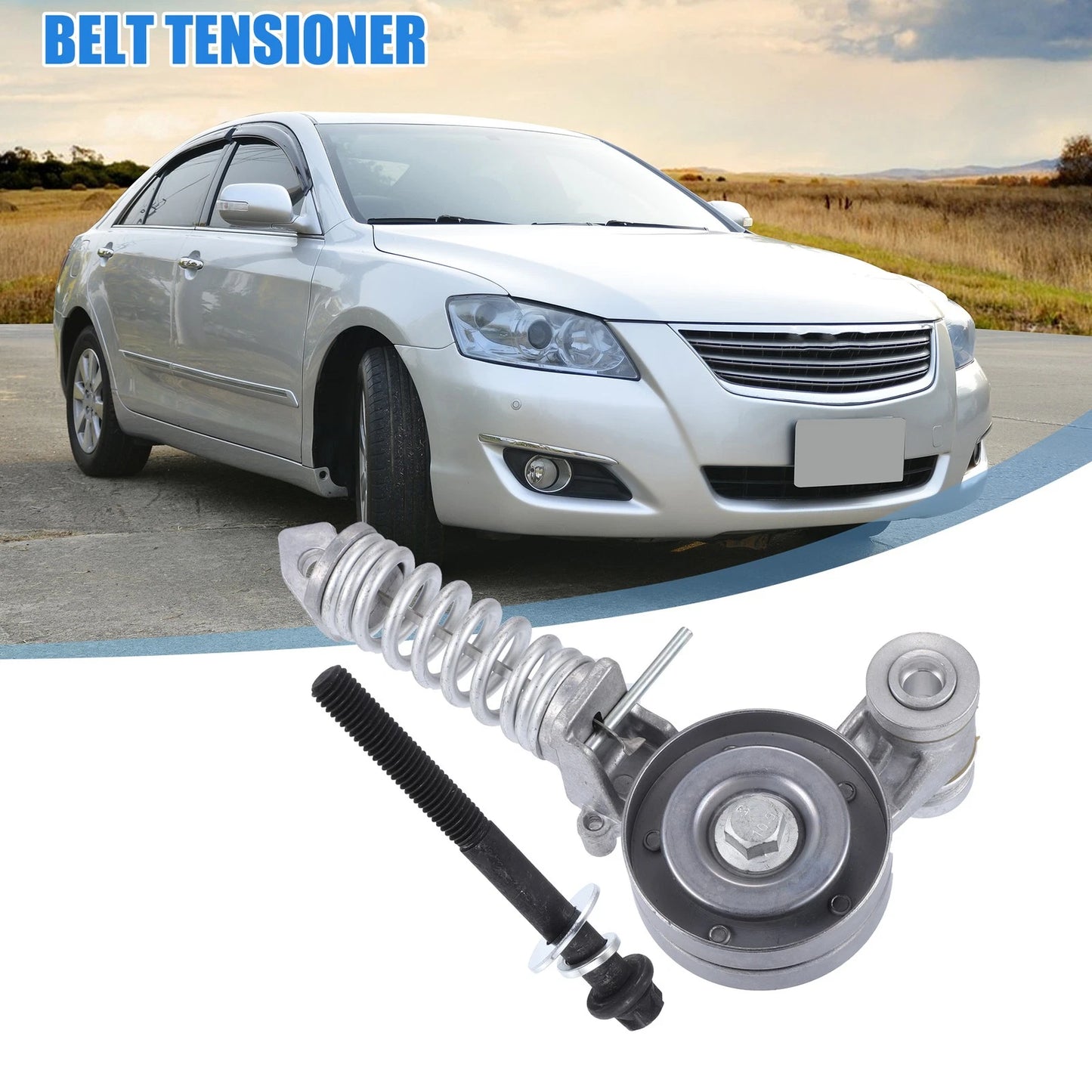 1 Pcs Engine Belt Tensioner Pulley Assembly for Buick Encore (2013–2020)