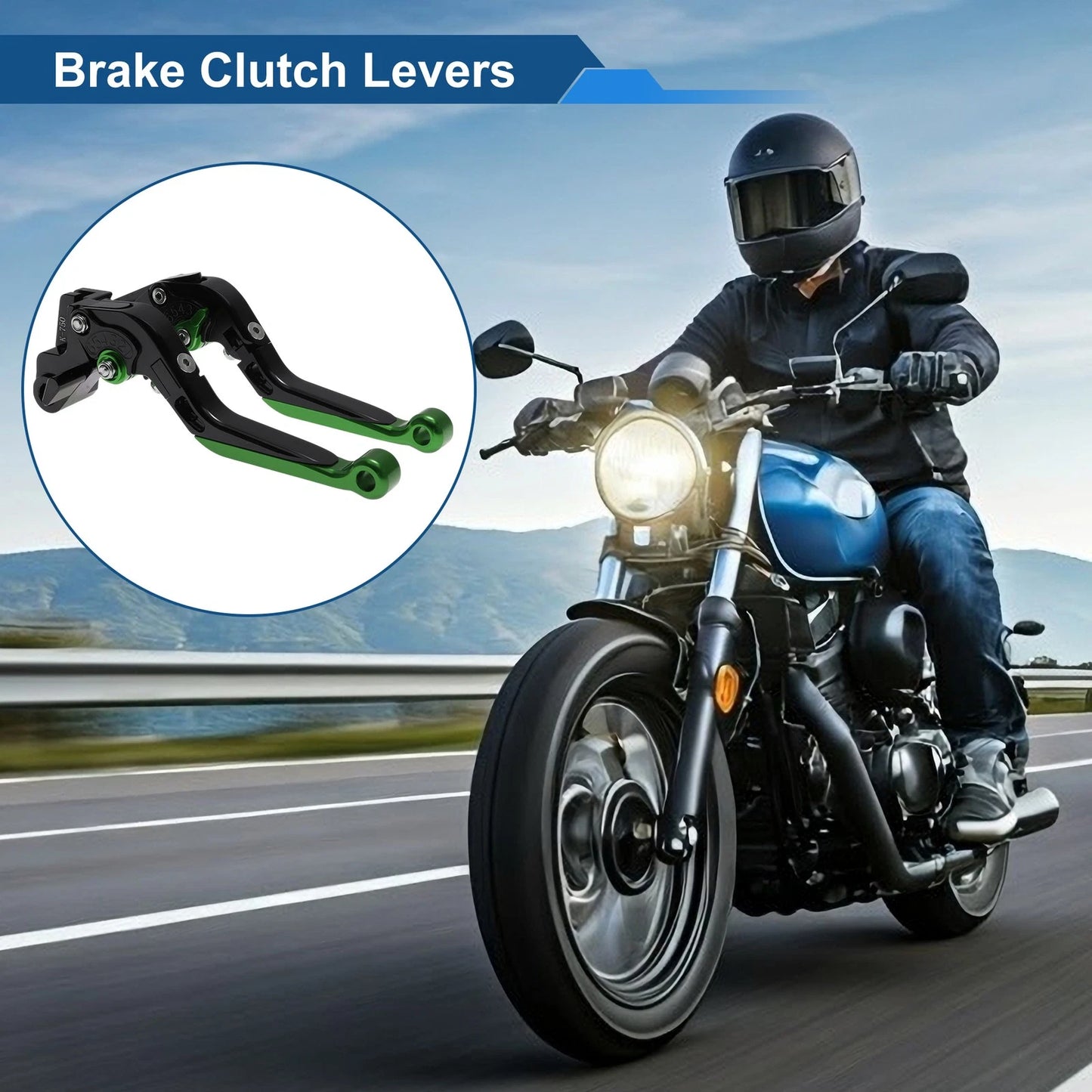 Lever / Adjustable Short Long / Brake Clutch Lever for Kawasaki Versys 650