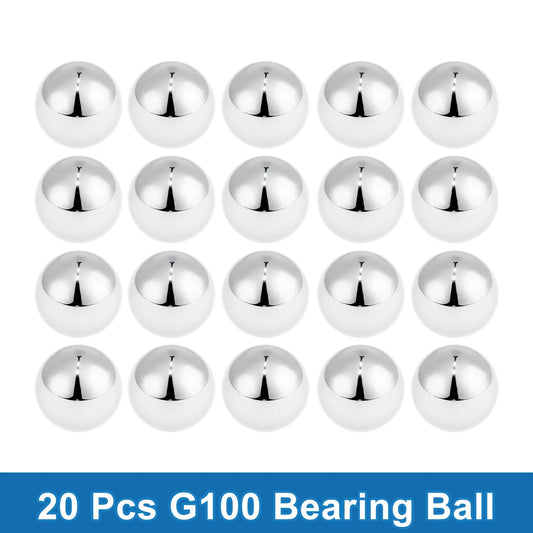 12.0mm Bearing Ball Bearing Steel G100 Precision Ball Silver Tone 20 Pcs