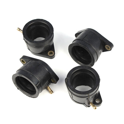 4X Rubber Carburetor Intake Manifold Boots for Yamaha YZF600R (1995-2007)