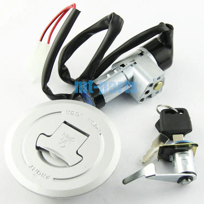 Fuel Tank Cap, Ignition Key Switch, Seat Lock for Honda CBF125 (2009-2013)