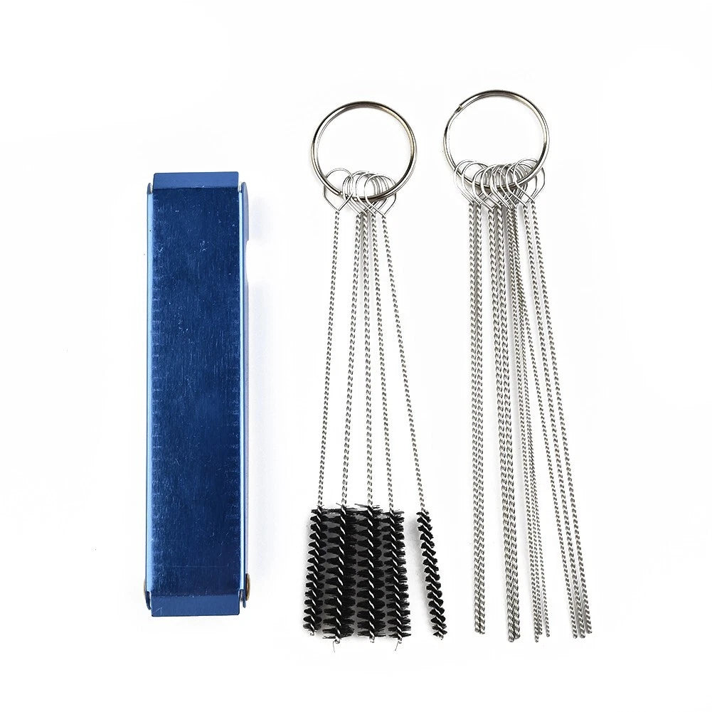Carburetor Jet Removal Tool with Needles & Brushes for Metal Motorcycles