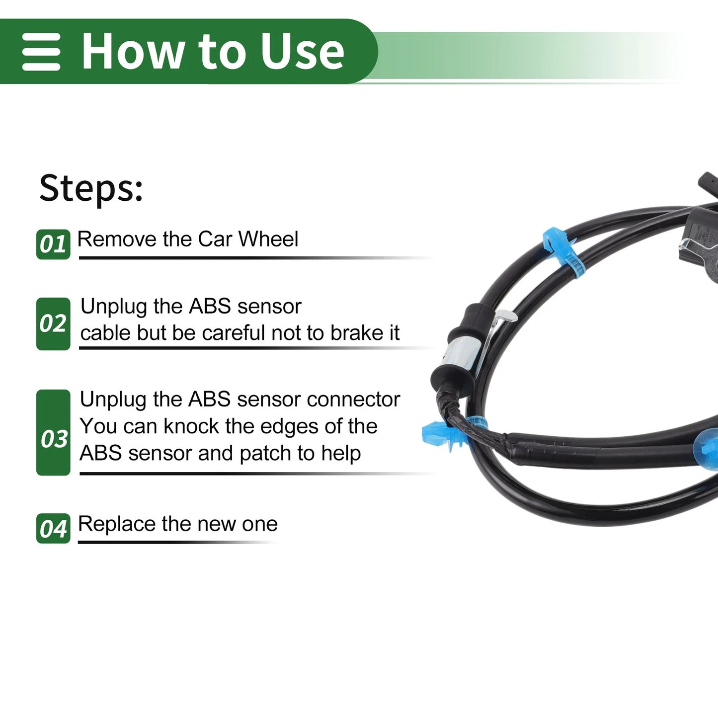 ABS Wheel Speed Sensor for Honda HR-V (2016-2022) 1 Pc