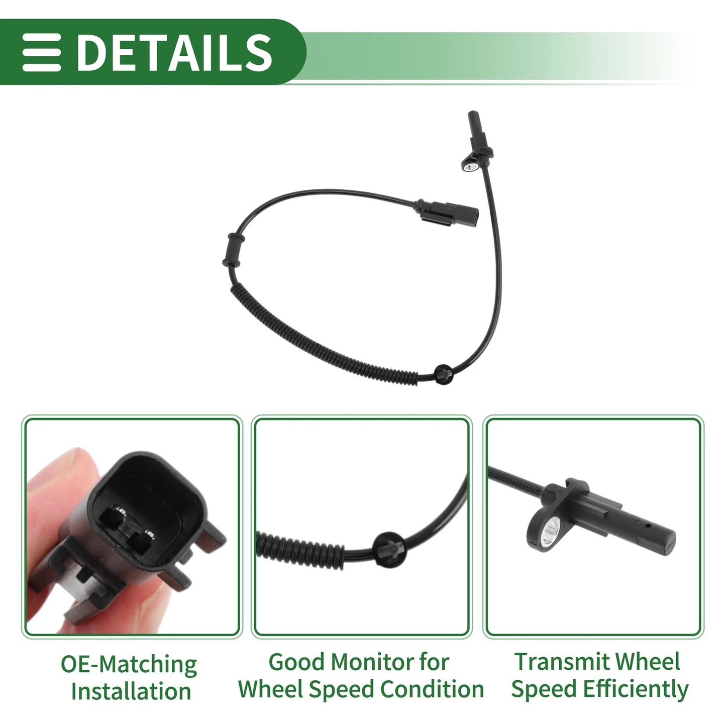 ABS Wheel Speed Sensor for Ford Mustang (2011-2014)