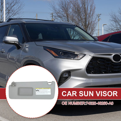 Sun Visor for Toyota Highlander 2004-2007 Left Driver Side