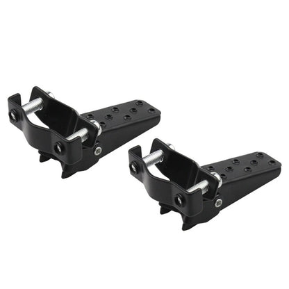 Pedals for Diverse Motorcycle Metal Passenger Black Silver