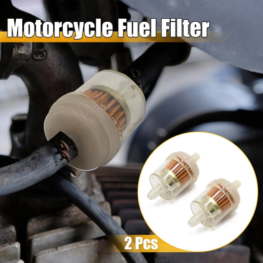 2 x Magnetic Gasoline Fuel Filter Cleaner for 8mm Hose Motorcycle