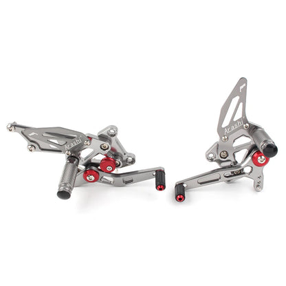 Aluminum Rear Foot Pegs  Left & Right for Kawasaki Ninja 250R (2008-2012)