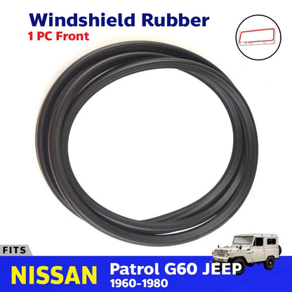 Front Windshield Rubber Seal Weatherstrip Fits Nissan Patrol G60 JEEP 1960-80