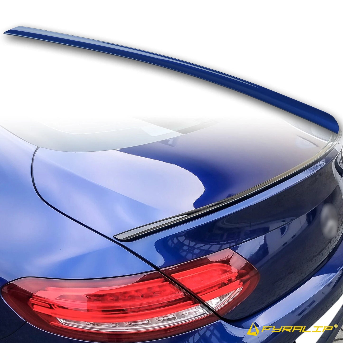 896 Blue Boot Lip Spoiler for Mercedes-Benz W205 (2015-2020)