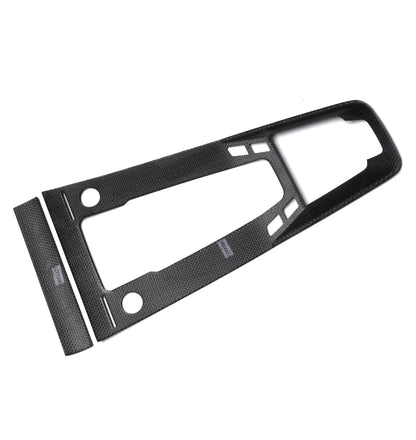 Gloss Carbon Fiber Gear Shift Panel Trim for Porsche 911 992 (2019-2023)