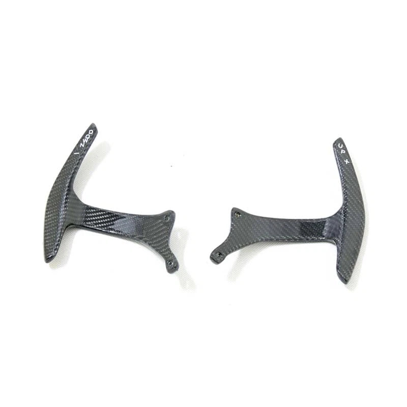 Carbon Fiber Steering Wheel Paddle Shifters For Ferrari 458 Spider Italia 10-15