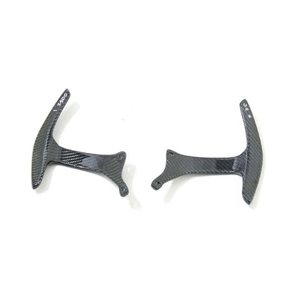 Carbon Fiber Steering Wheel Paddle Shifters For Ferrari 458 Spider Italia 10-15