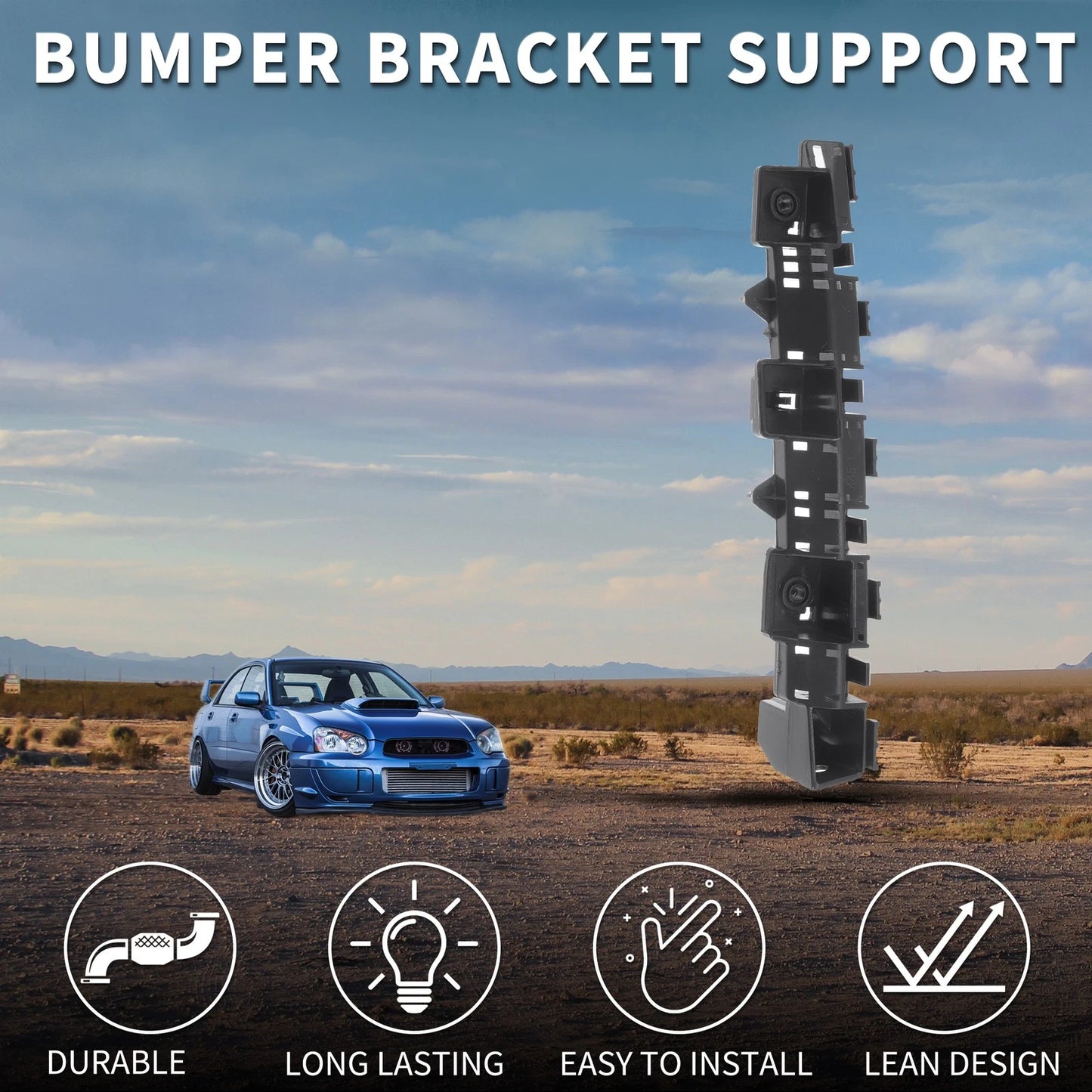 Left Front Bumper Retainer Bracket for Subaru Impreza (2012-2016)