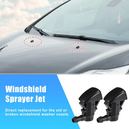 Front Windscreen Washer Nozzles with Gaskets for Ford