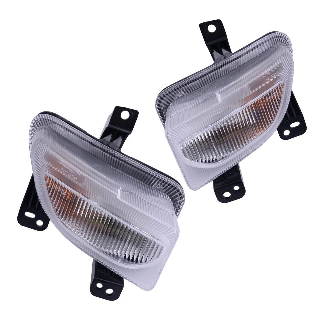 Clear L+R Daytime Running Turn Signal Fog Lights for Jeep Renegade (15-18)