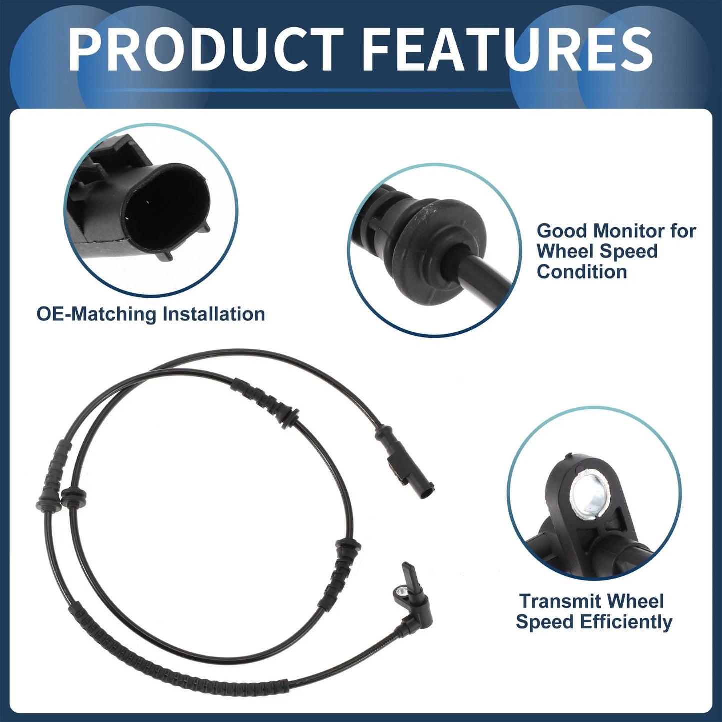 ABS Wheel Speed Sensor for Jeep Renegade (2015-2023) Rear