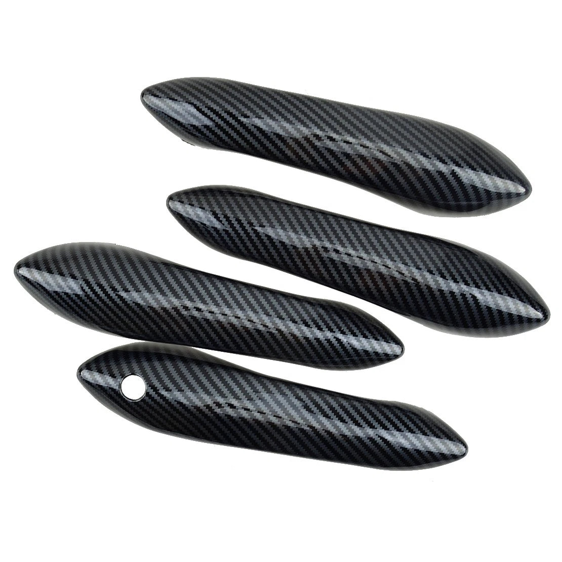 Carbon Fiber ABS Exterior Door Handle Cover Trim for BMW 5 Series (2011-2016)