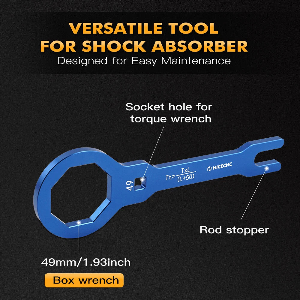 Fork Cap Wrench Tool for Yamaha YZ125 YZ250 YZ250X WR450F (2006-2020)