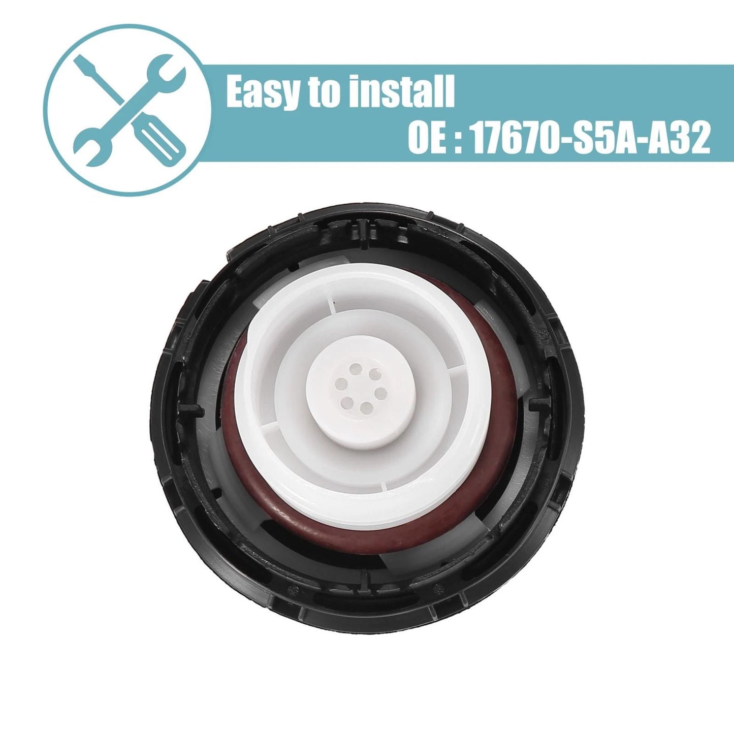 Engine Oil Fuel Tank Cap Cover for Honda Civic, Element, S2000 (2001-2011)