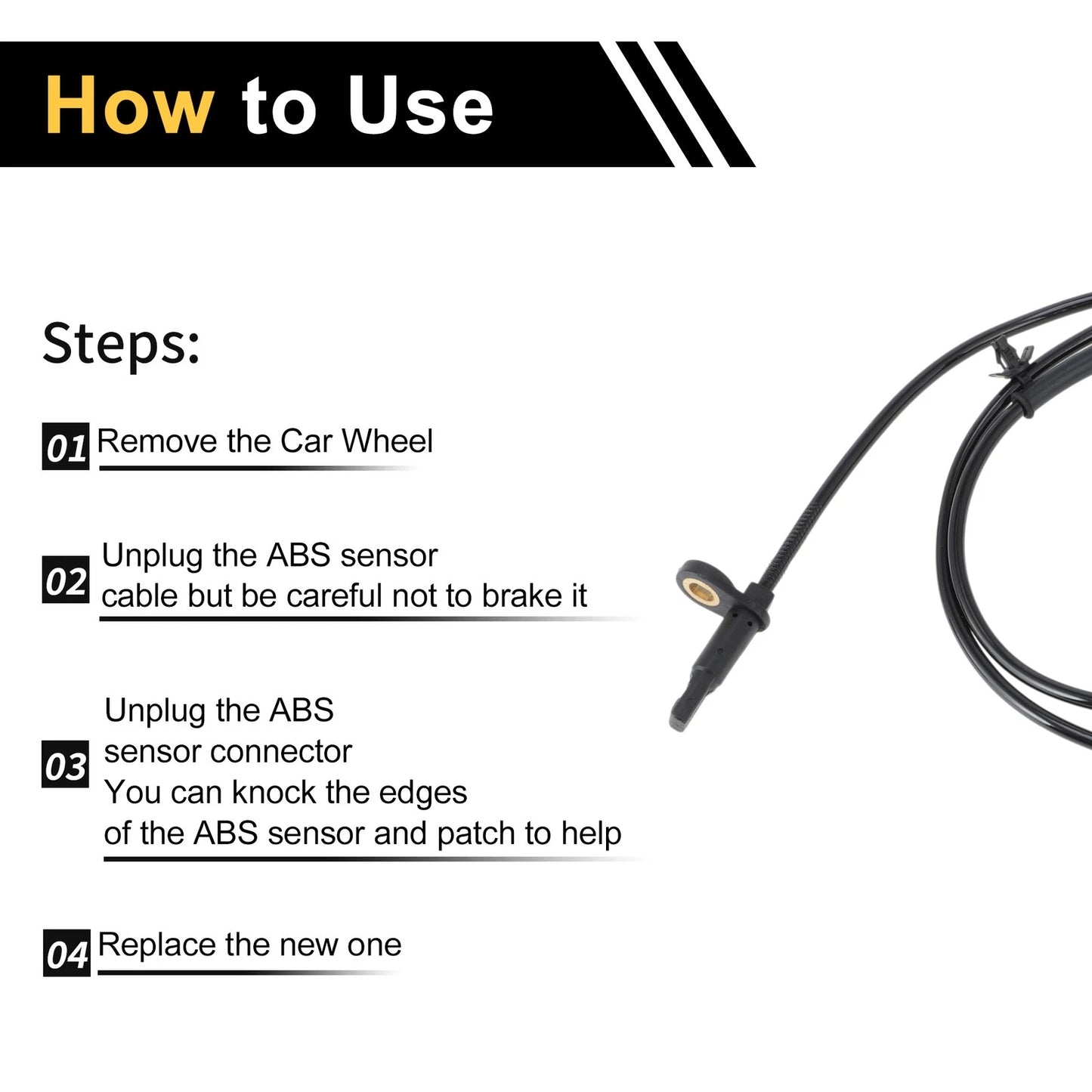ABS Wheel Speed Sensor for Nissan Murano Rear Right (2003-2007)