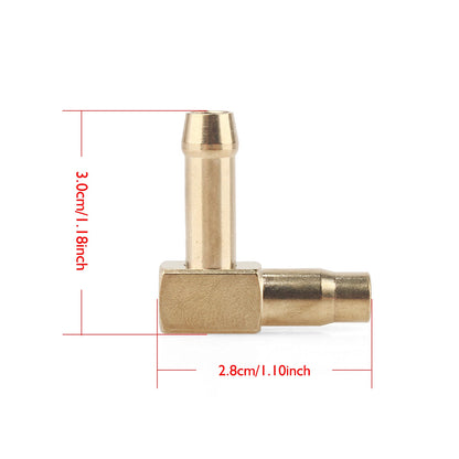 1/4" Brass Fuel Inlet Fitting for Harley Davidson CV Carb (1995-2014)
