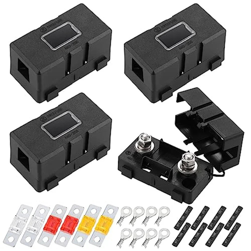 Comprehensive Installation Package for Boats, Cars, Automotive Fuse Holder