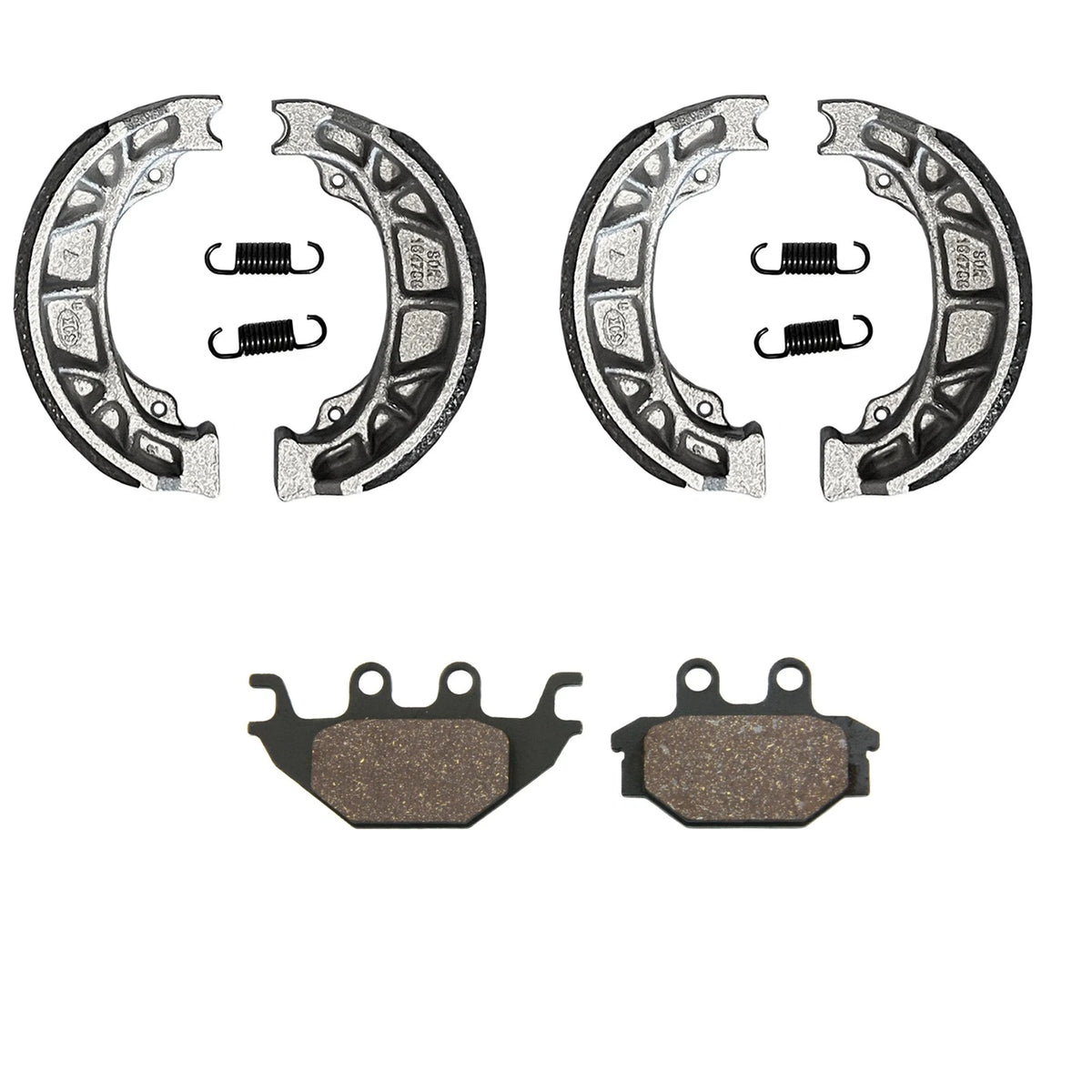 Front Brake Shoes&Rear Pads for Arctic Cat 150 Utility & Alterra 150(2015-2019)