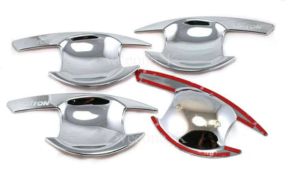 Door Handle Bowl Inserts Cover for Mitsubishi Triton L200 (2005-2014)