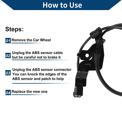 ABS Wheel Speed Sensor for KIA SORENTO 2WD (2003-2009)
