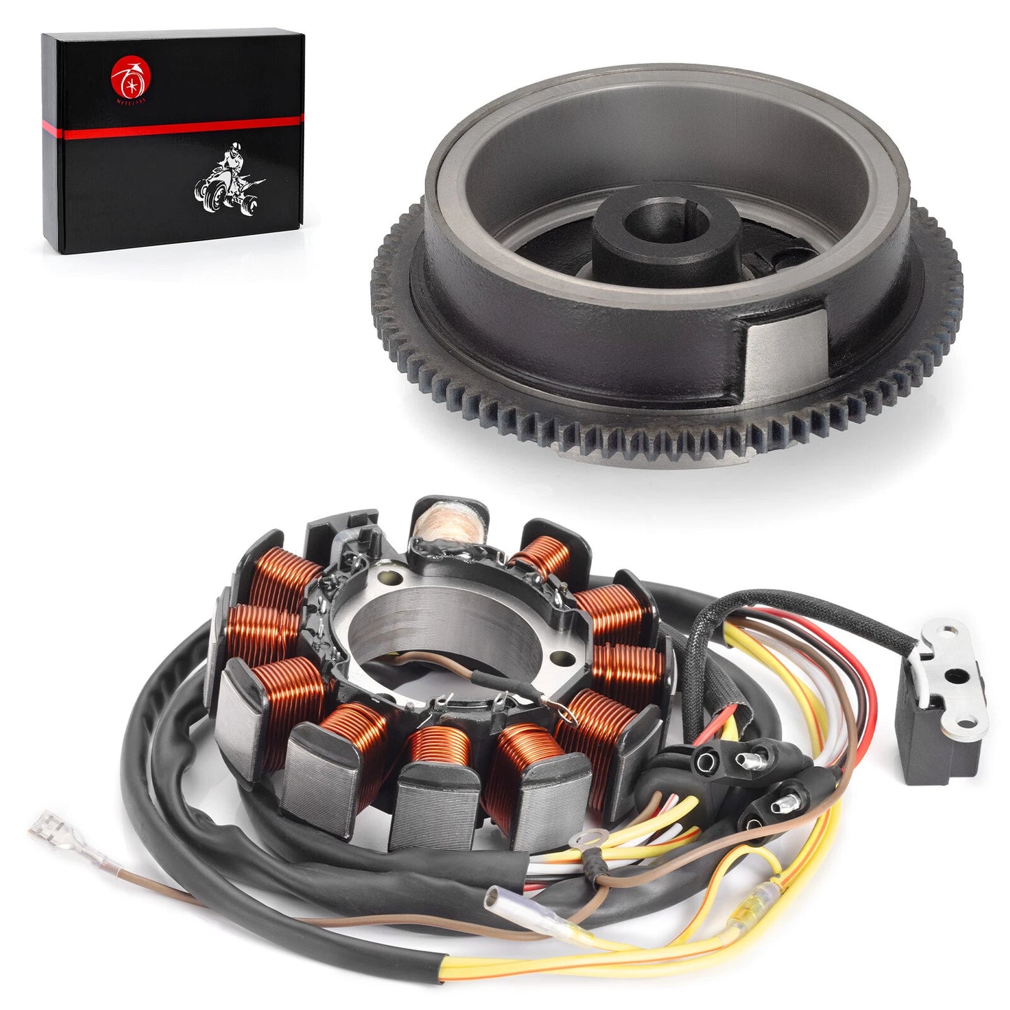 Stator + Flywheel Rotor for Polaris Scrambler 500 (2000–2002)