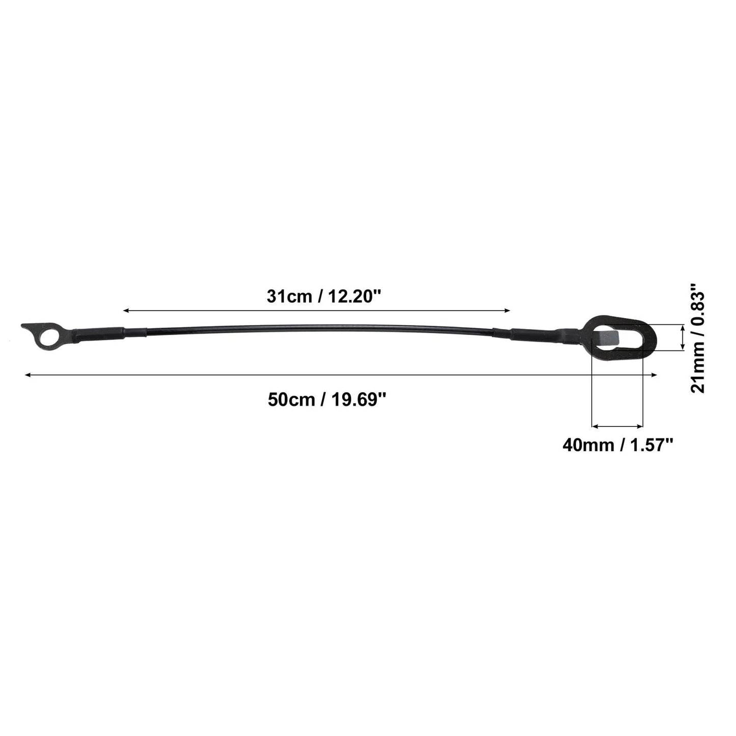 4x Tailgate Cables for Dodge Ram 2500 (1994-2002)