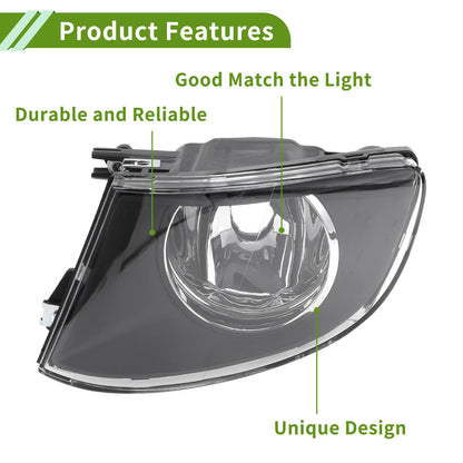 Left Fog Light Grill for BMW 3 Series (2007-2011) - 1 x Quality Replacement