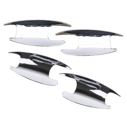 Silver Door Handle Bowl Cover Trim for Benz C E GLC Class (2015-2023)