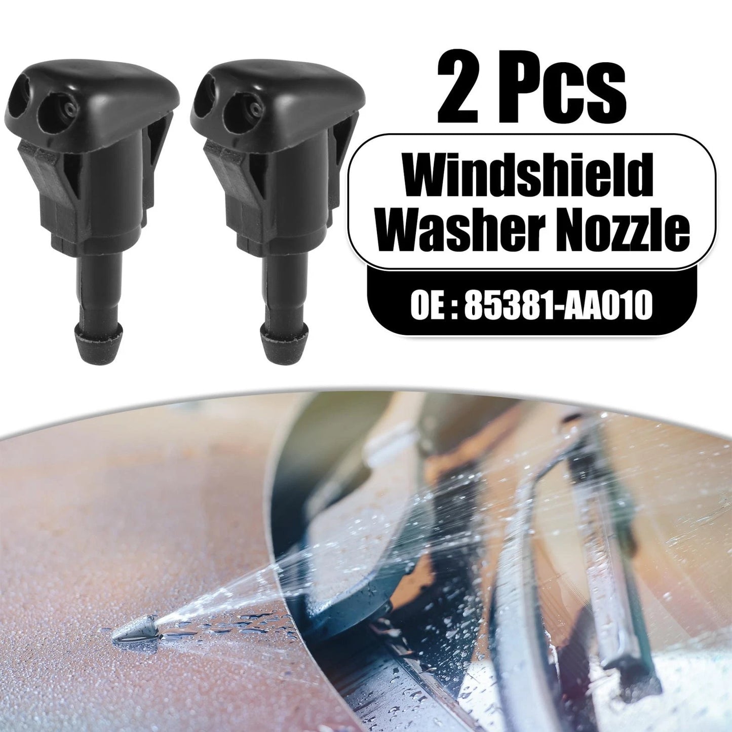 Front Windshield Washer Nozzles for Toyota Tacoma (2005-2010)