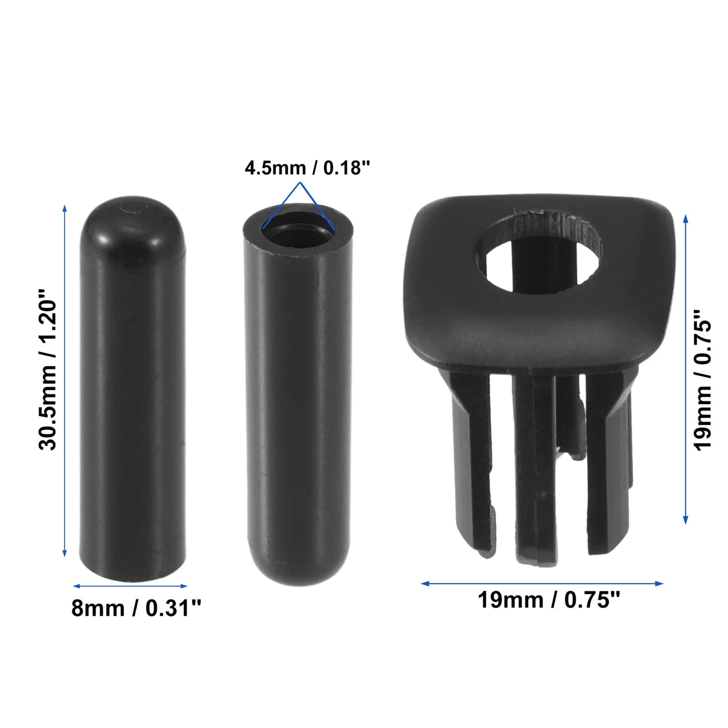 Door Lock Rod Knob & Locking Button Cover for BMW 328i (2007-2013)