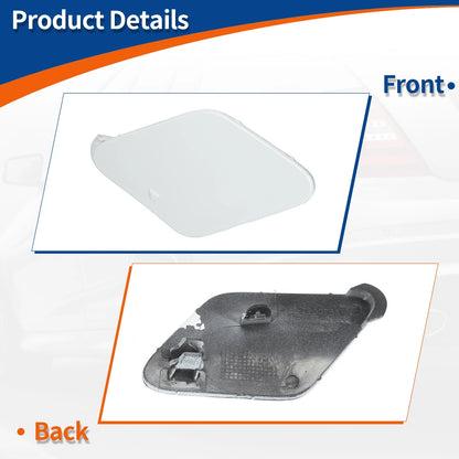 Tow Hook Cover Front Right for BMW 535i 550i GT White