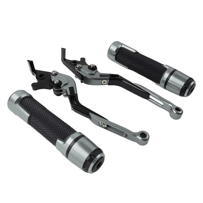 Folding Extendable Brake Clutch Levers & Grips for BMW R1200GS (2013-2018)