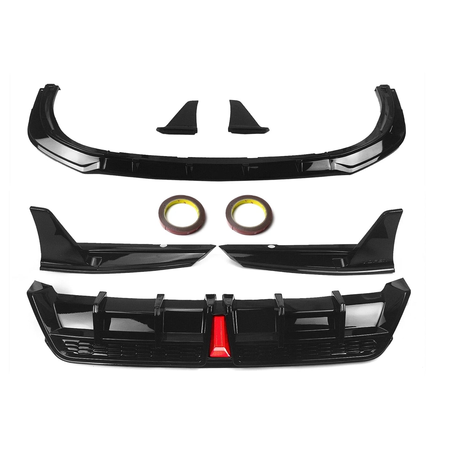 Gloss Black Front Lip & Rear Diffuser for Toyota Camry SE/XSE (2018-2024)