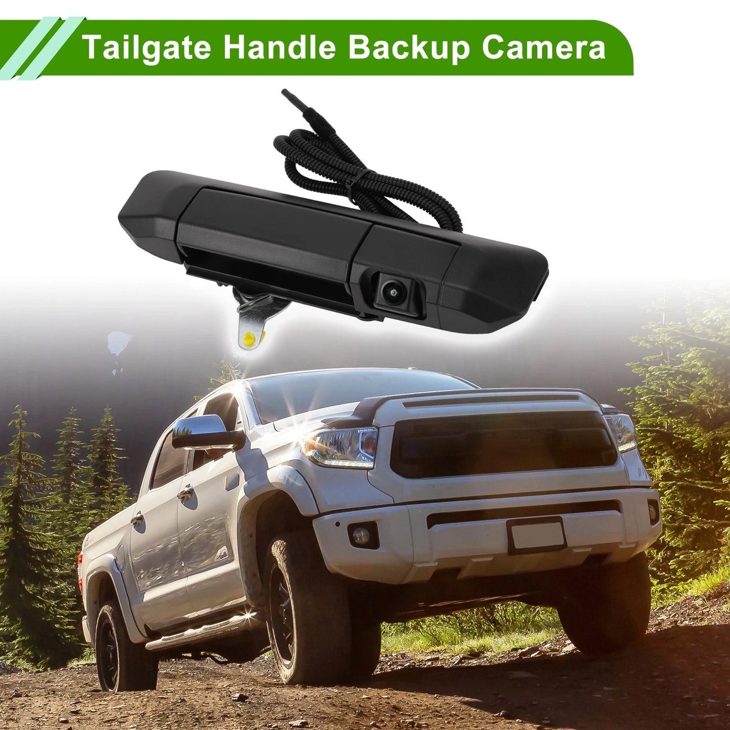 Tailgate Handle Backup Camera for Toyota Tacoma (2005-2015)