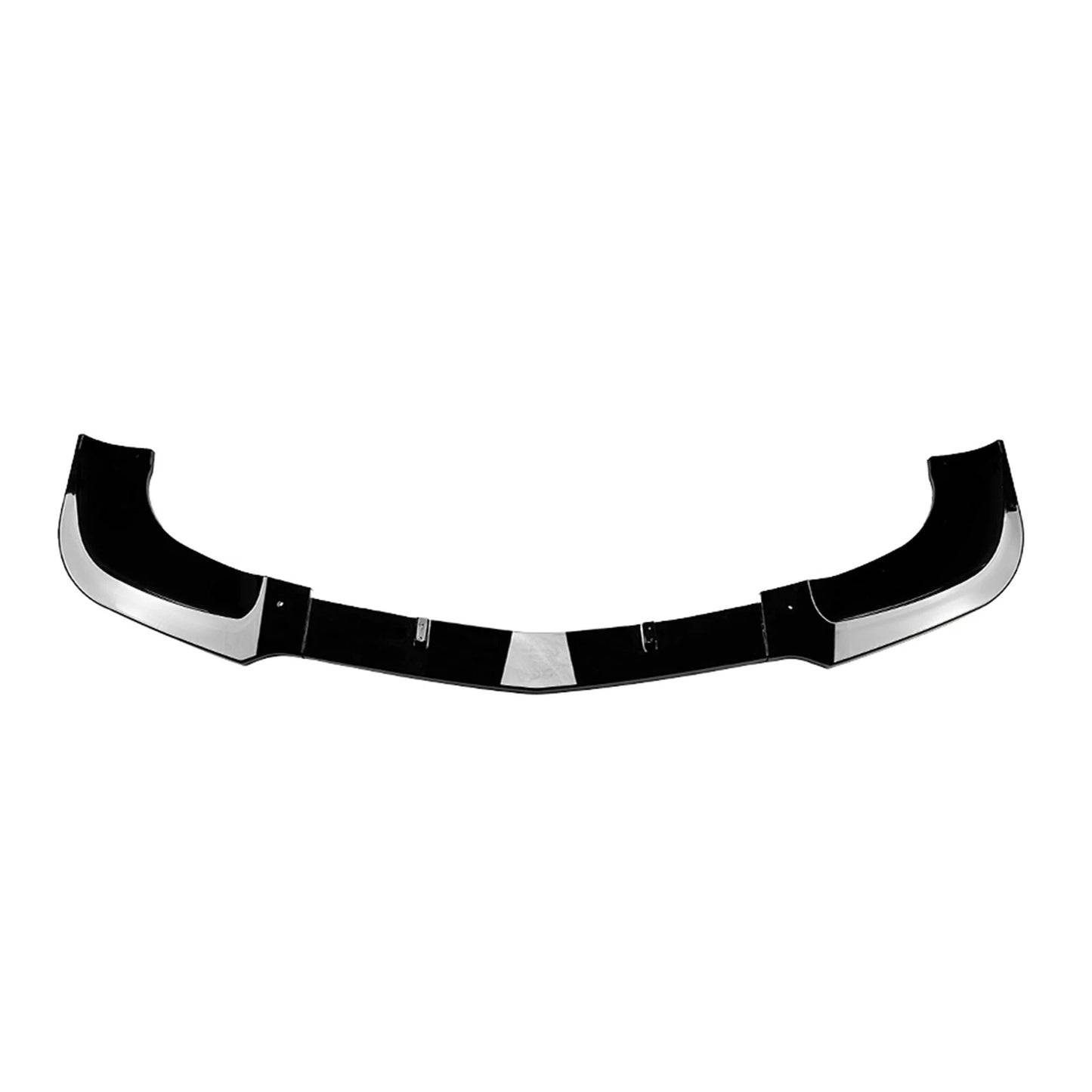 Gloss Black Front Bumper Spoiler Lip for Benz E Coupe C207 (2009-2012)