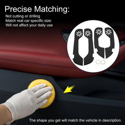 Door Anti Kick Pad Sticker Protector 1 Set for Toyota Crown (2015-2015)
