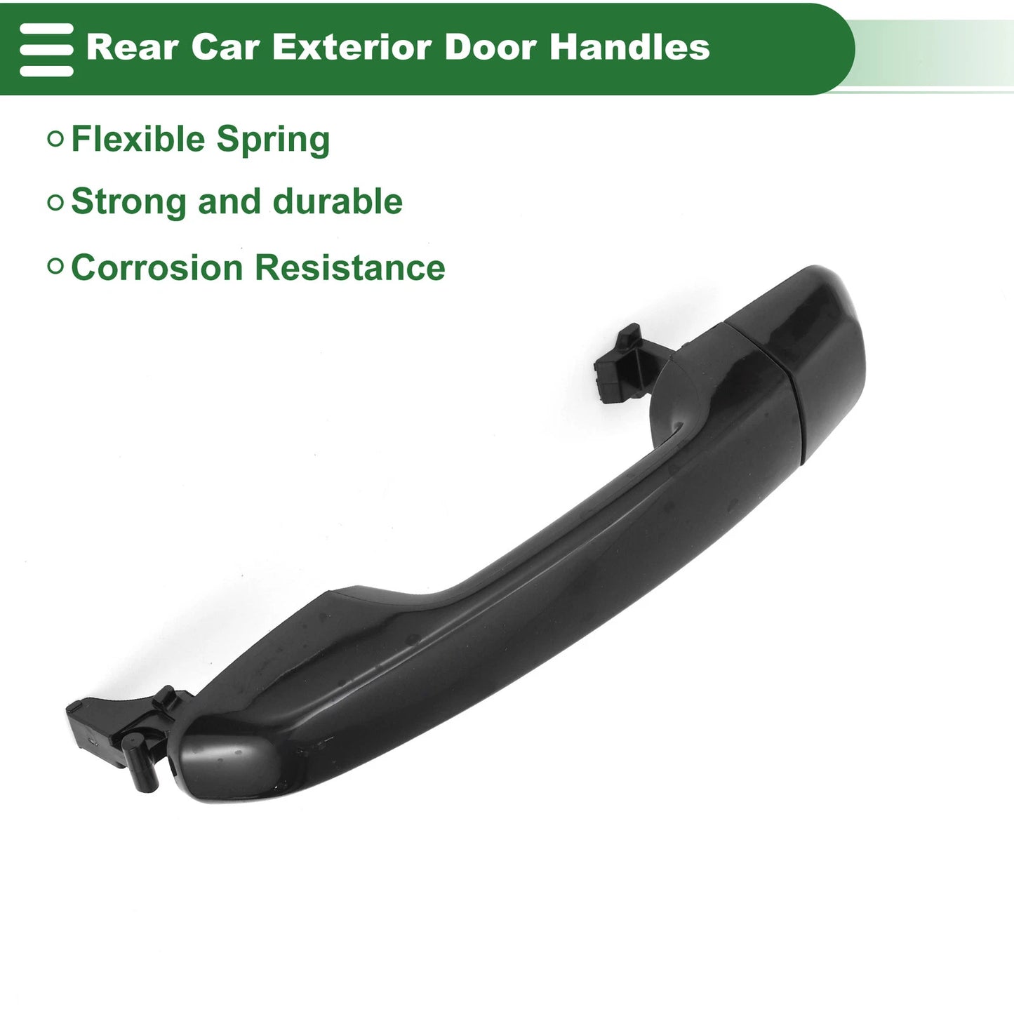 Rear Exterior Door Handle for Toyota 4Runner (2003-2023) Black
