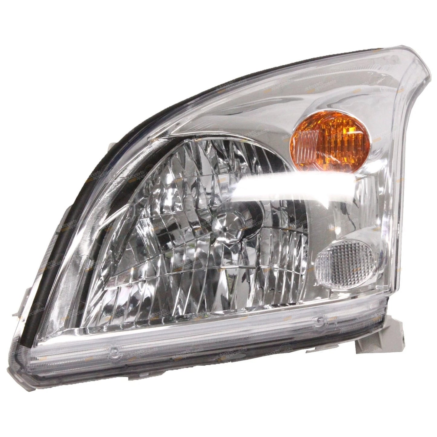 LH Chrome Headlight for Toyota Prado GRJ120 KDJ120 KZJ120 (2003–2009)