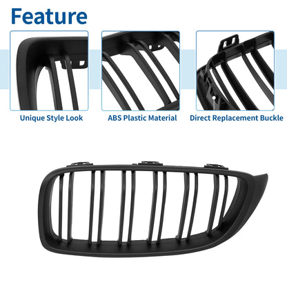 Matte Black Kidney Grille for BMW F32 2013-2018 4 Door