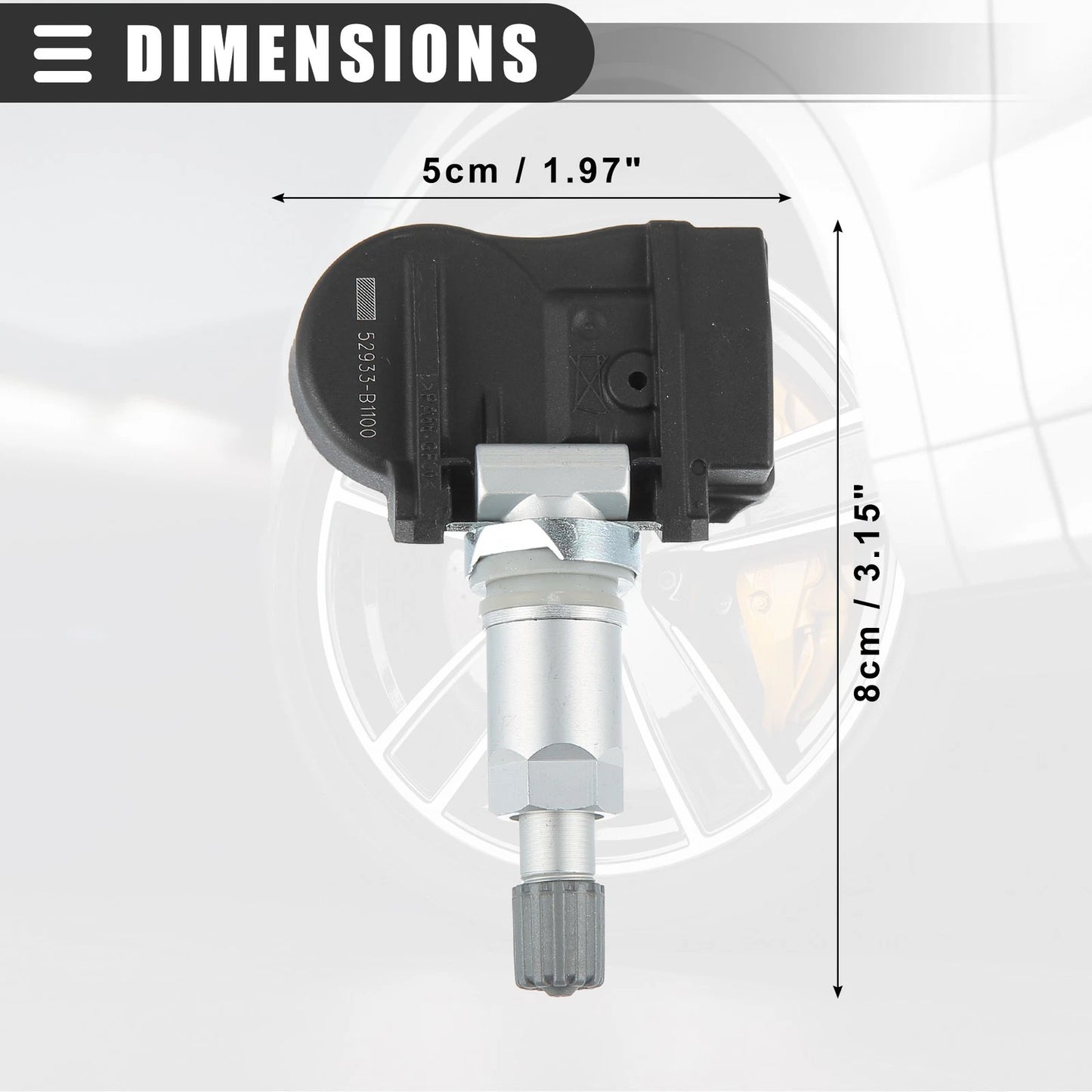 TPMS Sensor 433MHZ for Hyundai (No. 52933B1100)