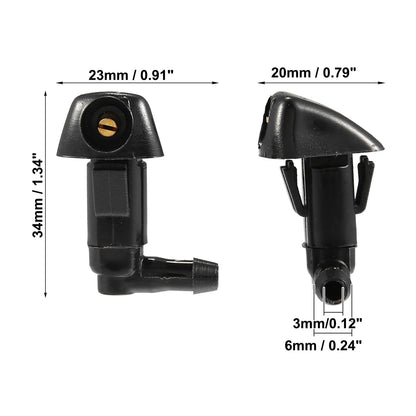 2 x Windshield Washer Nozzles for Honda Civic, Odyssey (2001-2023)